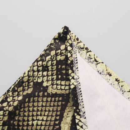 Falda ajustada de talle alto con estampado de piel de serpiente