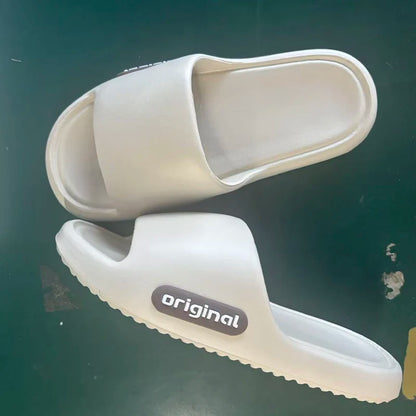 Candy Color EVA Thick Soft Bottom Flip Flops Slippers