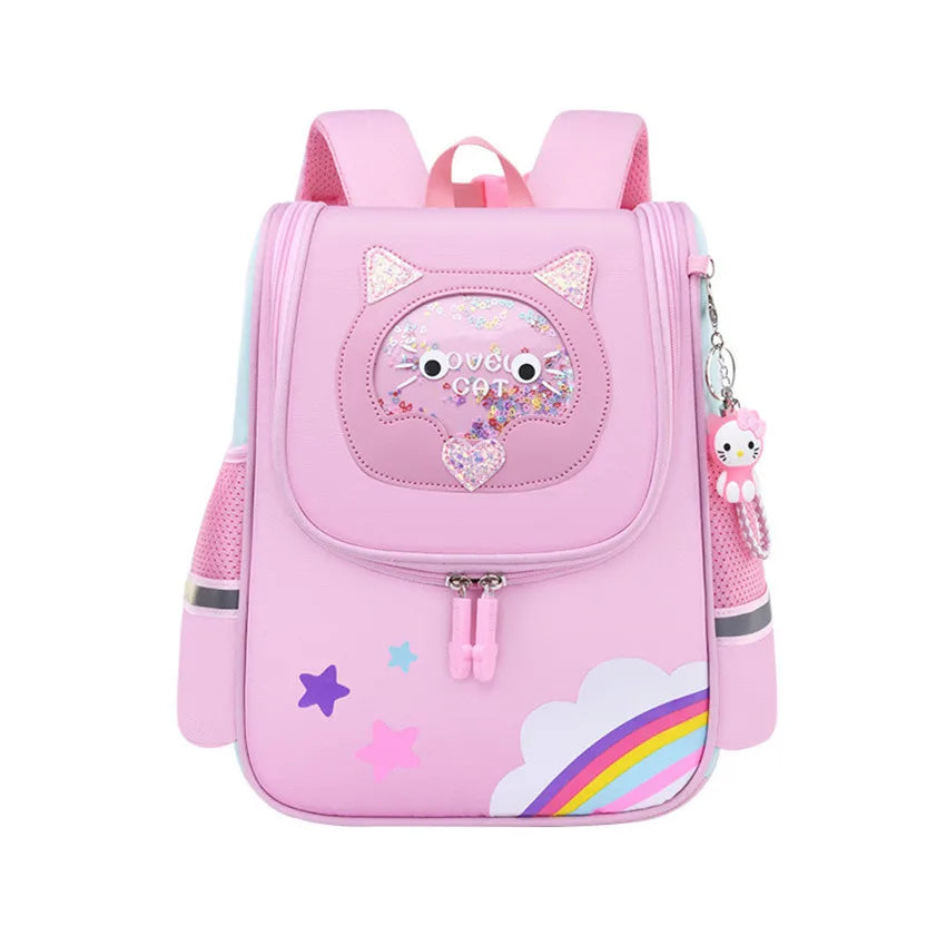 School bags for kids girls cute bookbag pink schoolbag