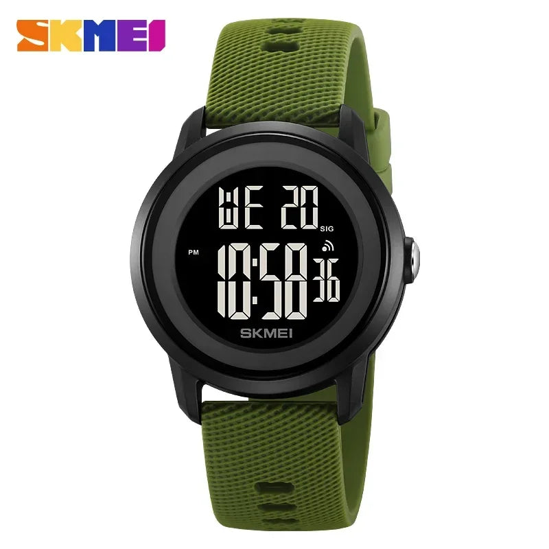 Luxury Digital Waterproof Sports LED Display Wristwatches