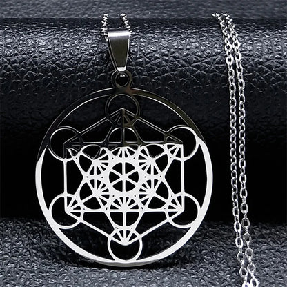 Seven Archangels Amulet Stainless Steel Necklaces