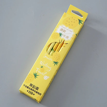 12Pcs/lot Fresh Fruits Watermelon Strawberry Standard Wood Pencil