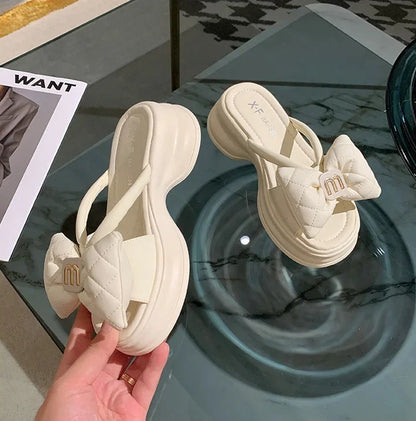 High Heels Leisure flower Slipper