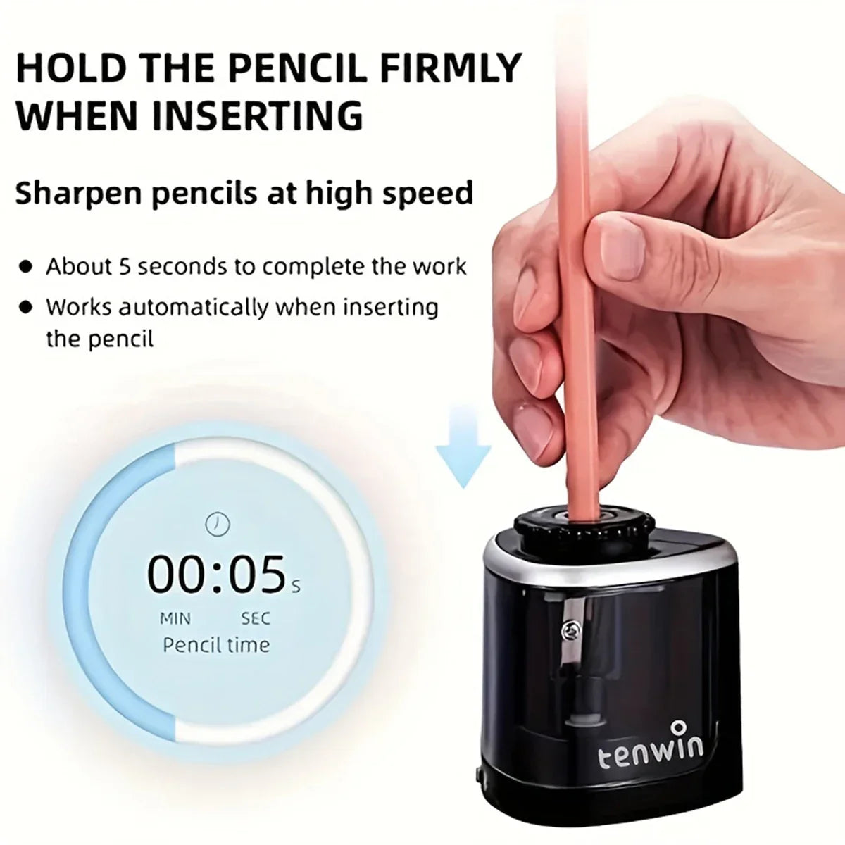 Desktop Electric Sharpener Assembly Automatic Pencil Sharpener