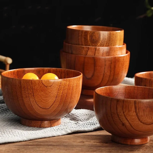 Japanese Sour Jujube Wood Bowl Baby Bowl