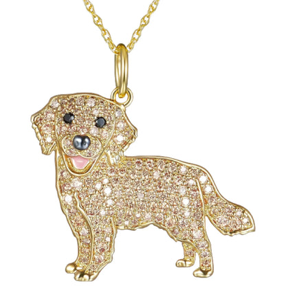 Exquisite Cute Beagle Pendant Necklace Dog Lovers
