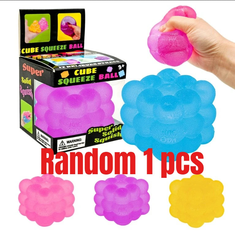 Pinch Candy Jellyfish Flow Pattern Cube Slow Rebound Stress Relief