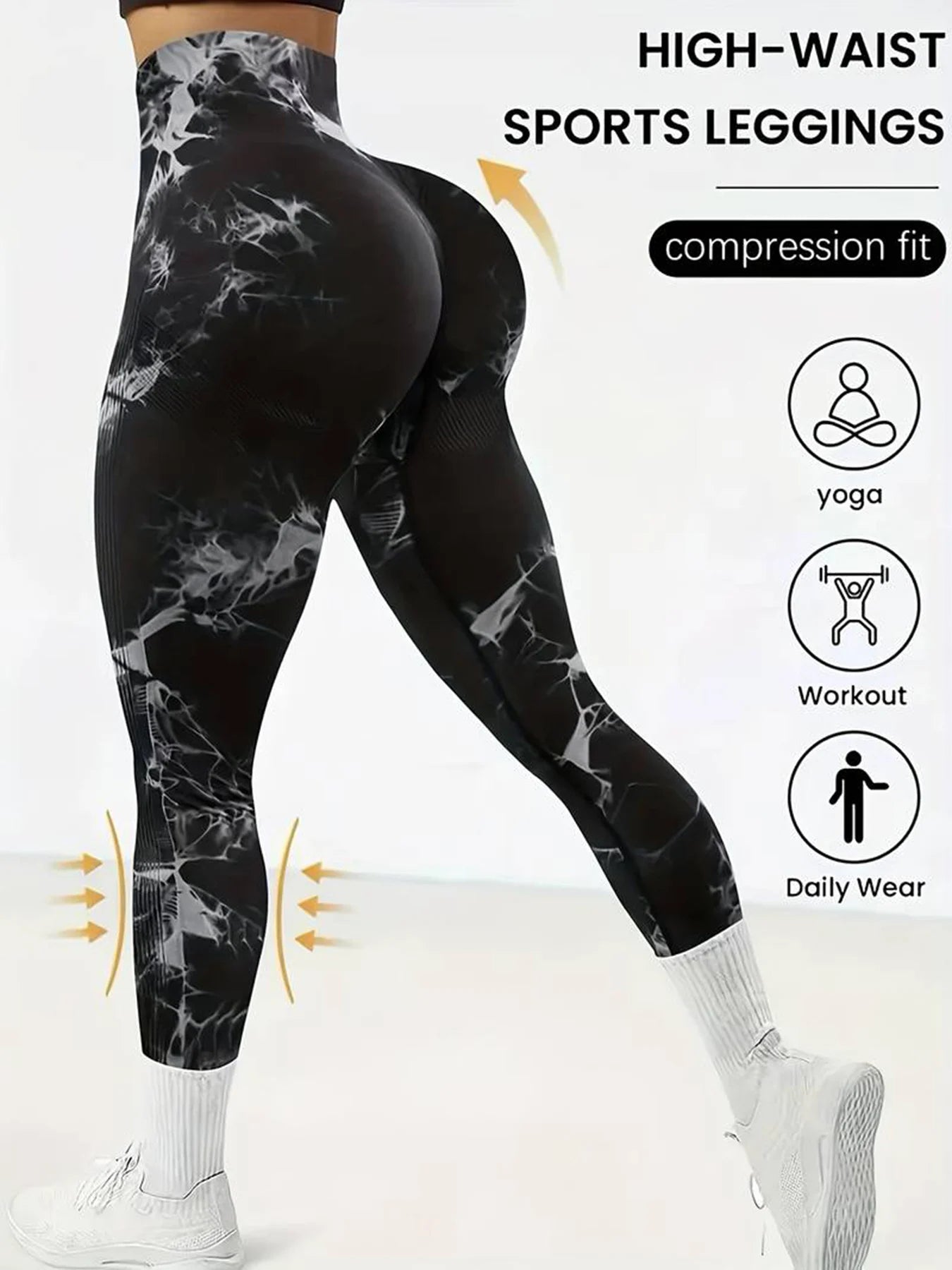 Hip Lifting Seamless Fitness Gym Leggings Pants