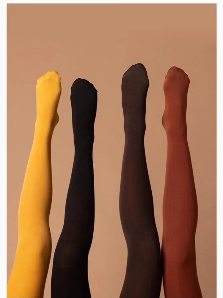 High Waist Stretchy Slim Skinny Tights Socks