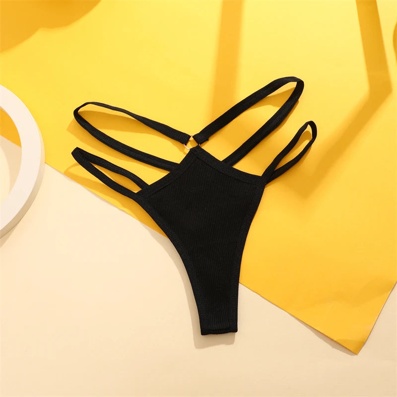Cotton Low Waist Sexy Secret G-string Thong Seamless Brief Lingerie