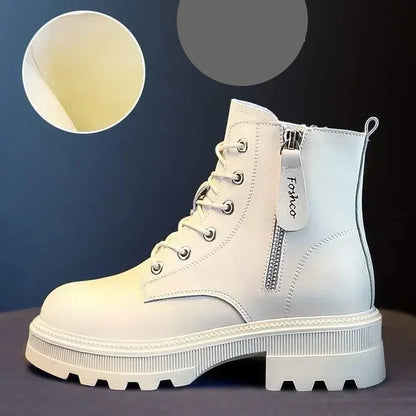 Snow Boots Plush Warm Medium Thickened Warm Snow Flat Boots