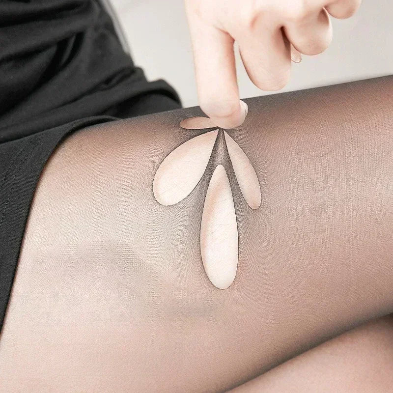 2/5 أزواج من الجوارب الحريرية الضيقة المضادة للخطاف