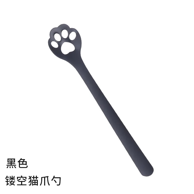 Creative Cute Cat Dog Claw 304 Stainless Steel Spoon