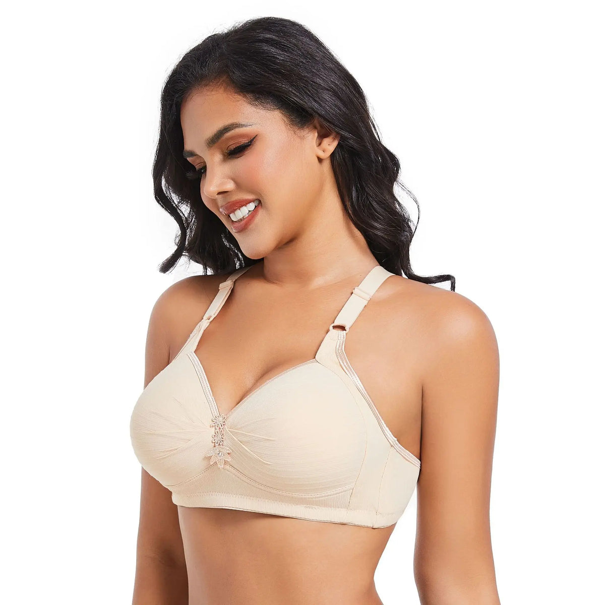 Soft Stretch Daily Thin Molded Cup Brassiere Shaping Bra