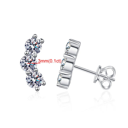 DANA Moissanite Diamond Earrings