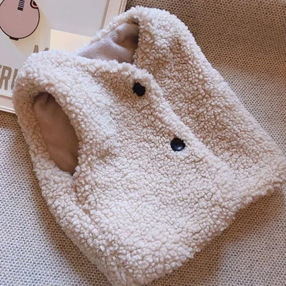 Autumn Winter Baby Plus Velvet Waistcoat Teddy Hair Coat