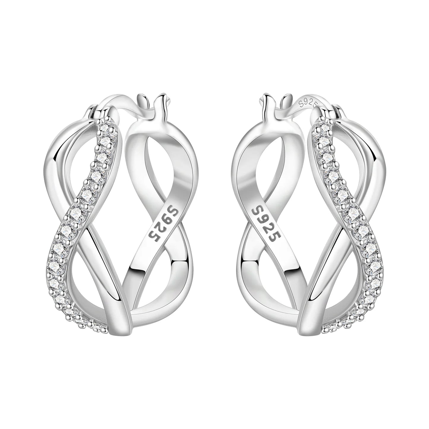 DANA 925 Sterling Multi-layer Hoop Earrings
