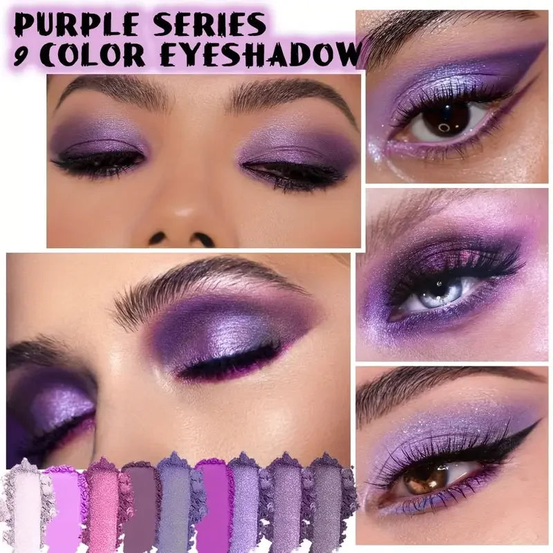 Blossom Purple & Pink Shimmer Eyeshadow Palette