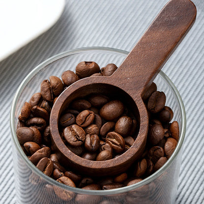 1PC Walnut coffee scoop powder measuring spoon