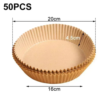 1/100PCS Air Fryer Disposable Paper
