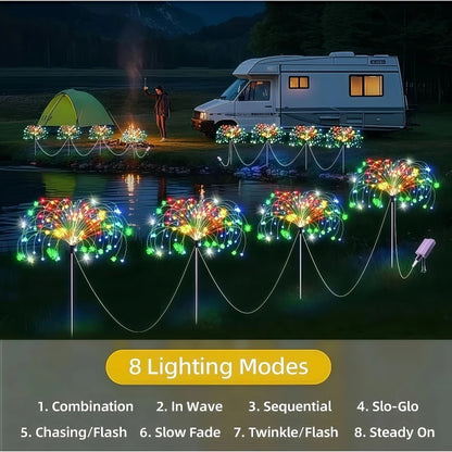 6Pack Outdoor Solar Garden Lights LED Garden Lights 8 Lighting