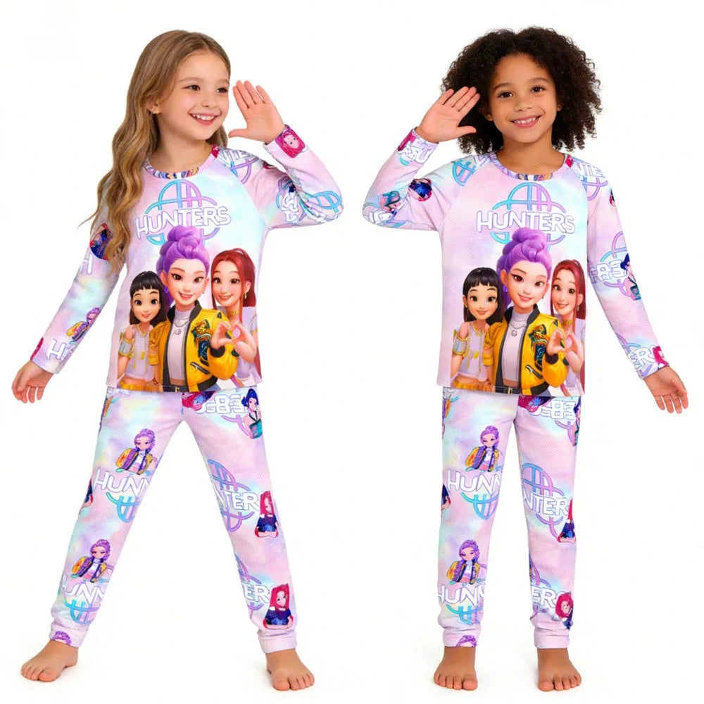 Pajamas Kpop Long Sleeve Sleepwear Pyjamas