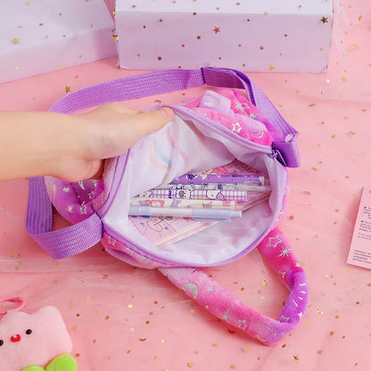 Sweet Unicorn Handbags Cute Kid Crossbody Shoulder Bag