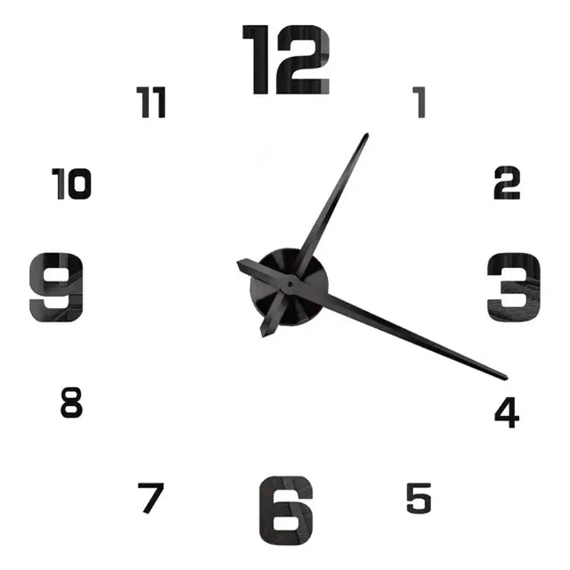 Large 3D Wall Clock Luminous Classic Wall Clocks