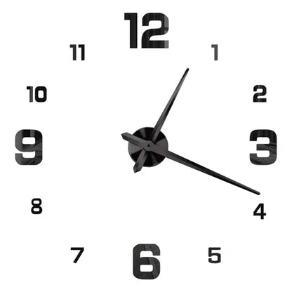 Large 3D Wall Clock Luminous Classic Wall Clocks