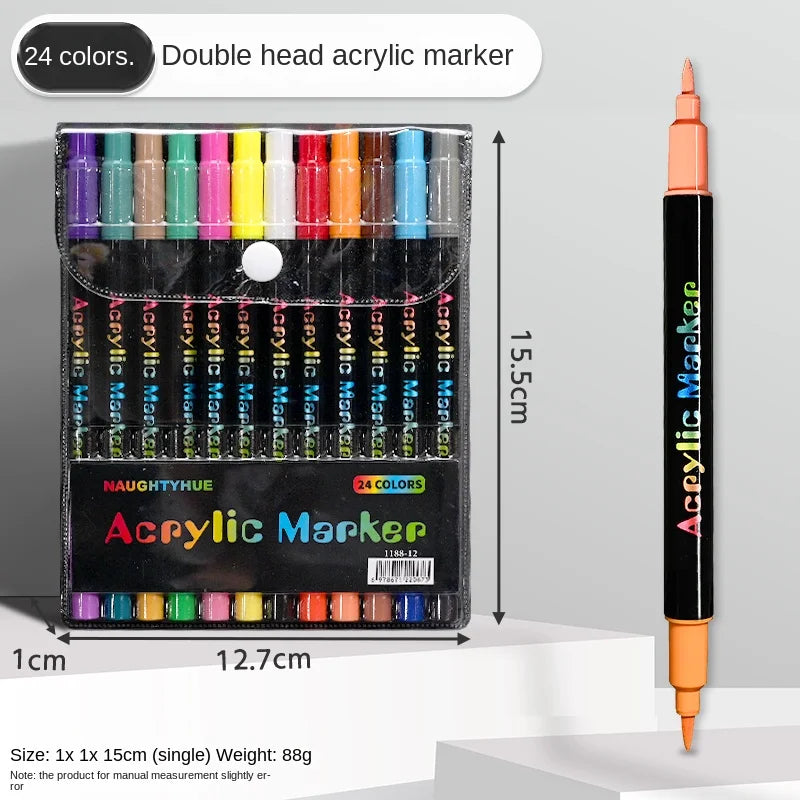 Professional Art Use 24-120Colors Acrylic Paint Markers