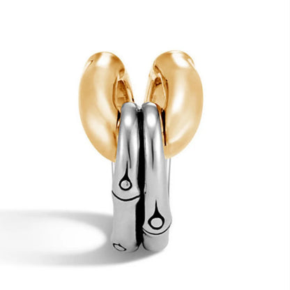 Delicate Two-color Electroplating Simple Geometry Rings