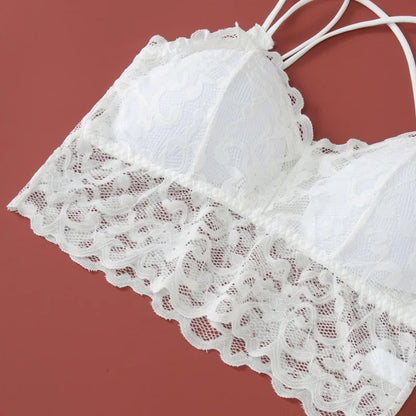 Lace Transparent Ultra-thin Bralette Lingerie Set
