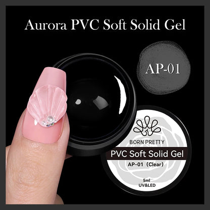 5ml Super Sparkling Painting Gel Nail Polish Platinum Silver Gold Rose Glitter