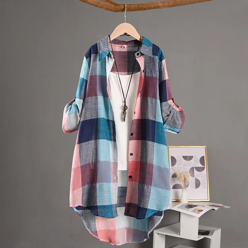 Plaid Long Sleeve Long Sleeve Shirts