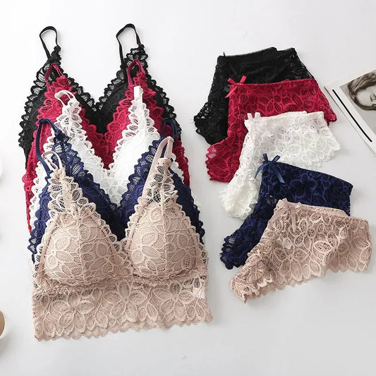 Sexy Lace Underwear Seamless Bra Sets