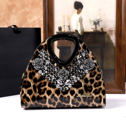 diamond-encrusted dumpling bag