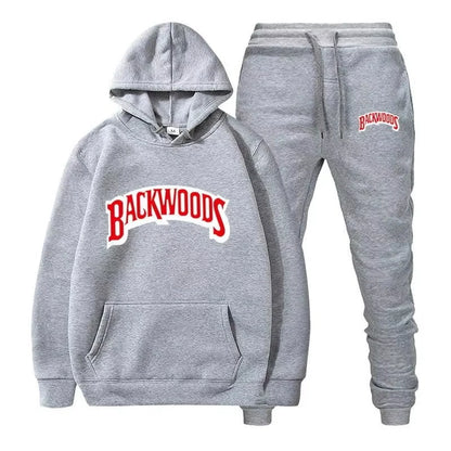 Winter Fleece Red Hoodies Black Casual Jogger Suit Tracksuit Sweatshirt Pullover