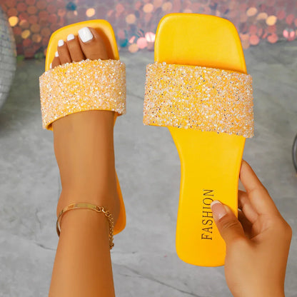 Flats Beach Thick Sole Slides Slippers