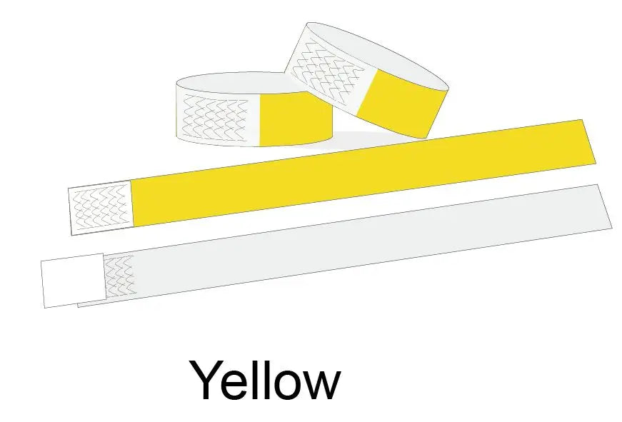 100pcs Colorful Neon Paper Wristbands Mixed Multicolor Waterproof