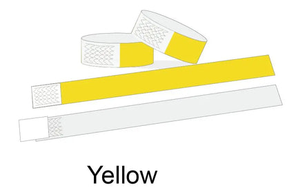 100pcs Colorful Neon Paper Wristbands Mixed Multicolor Waterproof