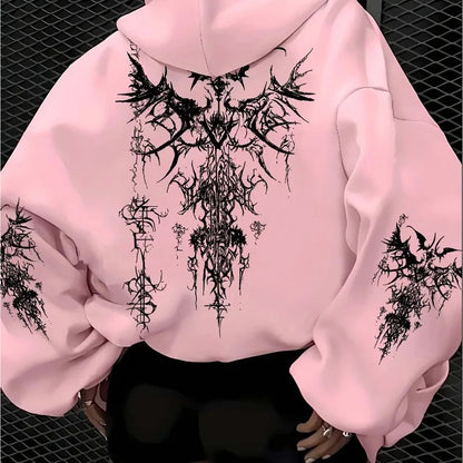 American Gothic Hoodie Casual Street Wear