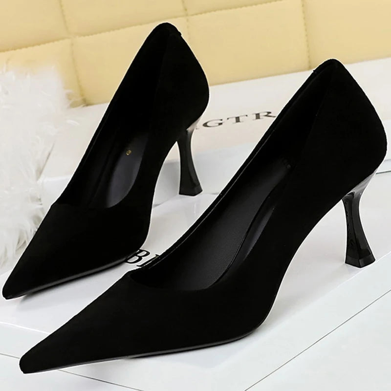 Elegant 10cm 7cm High Heels Shoes