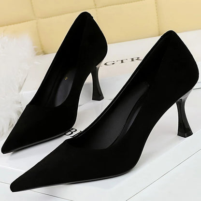 Elegant 10cm 7cm High Heels Shoes