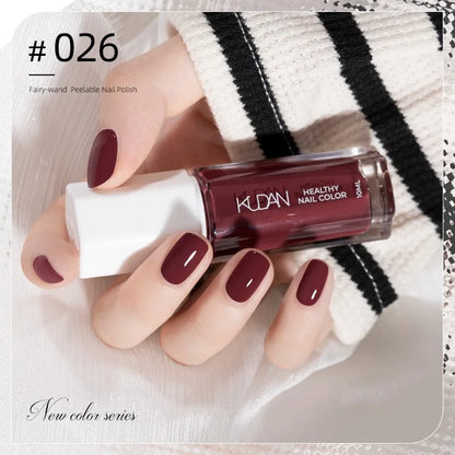 Colorful Water-Base Nail Polish 40 Colors Air Dry Peel Off Nail Art