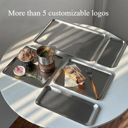 Stainless Steel Rectangular Plate Trays