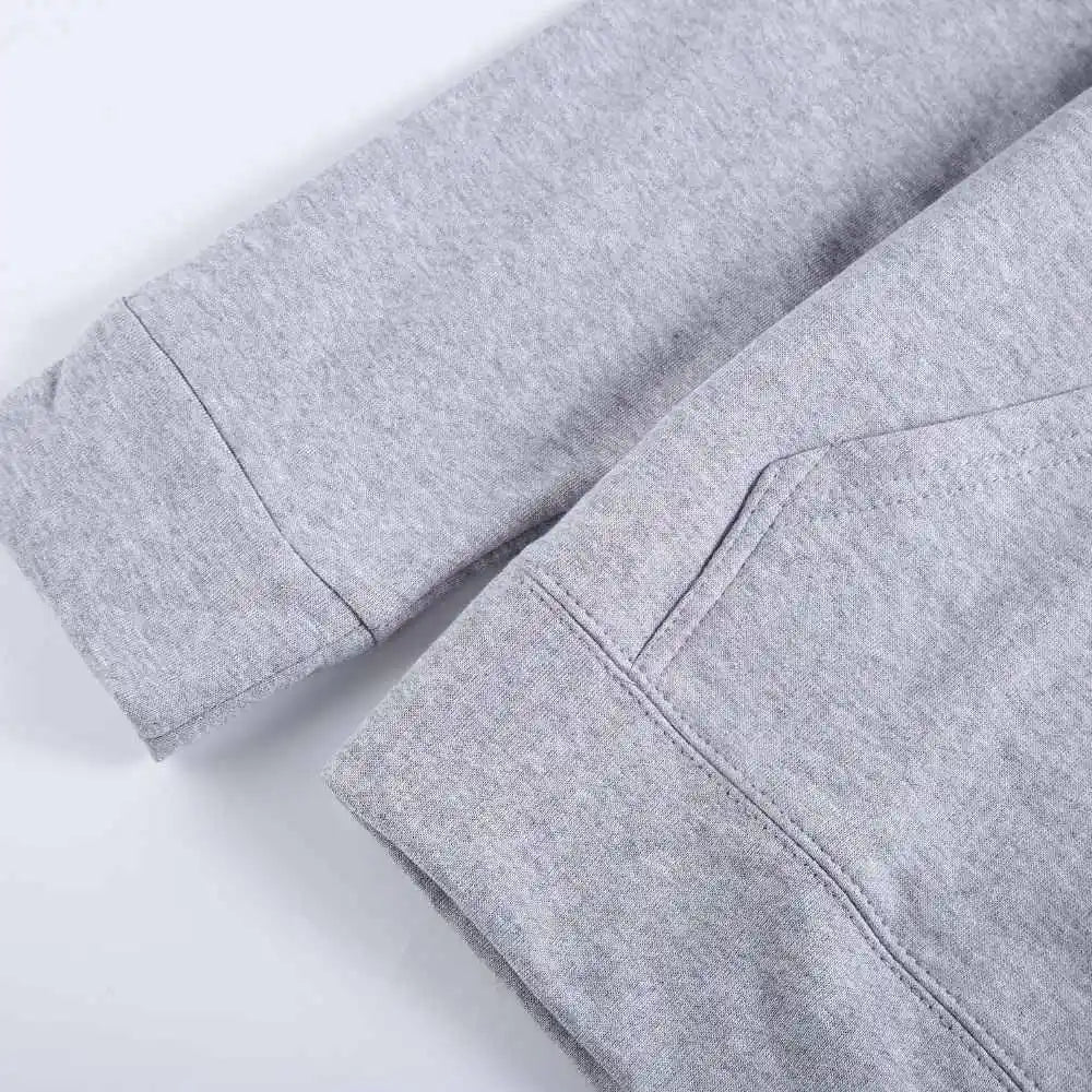 Zipper Cardigan Hoodie Jogging Suit