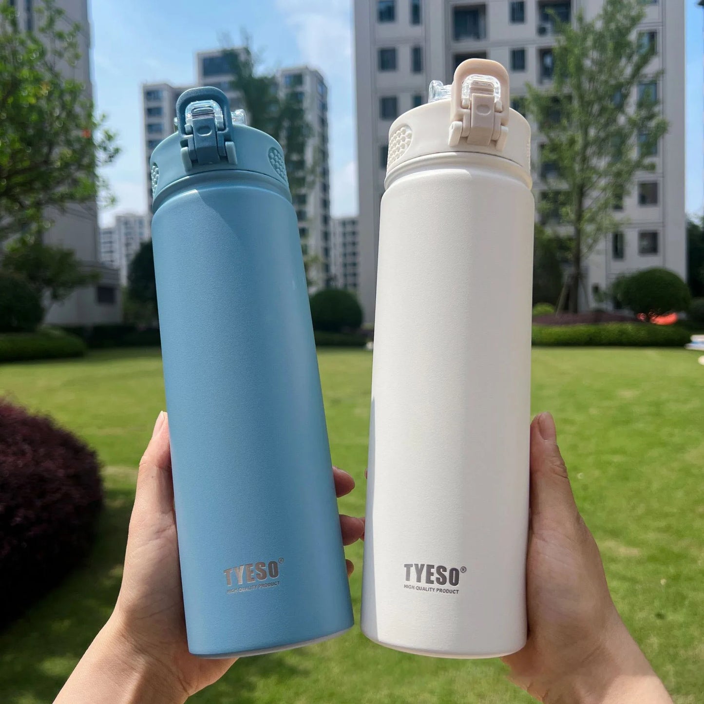 TYESO 600/750ML Stainless Steel Thermo Water Bottles