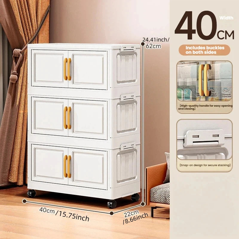 Double-door living room storage cabinet
