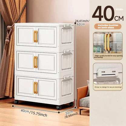 Double-door living room storage cabinet