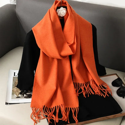 Scarf Warm Thicken Cashmere Shawl Scarves